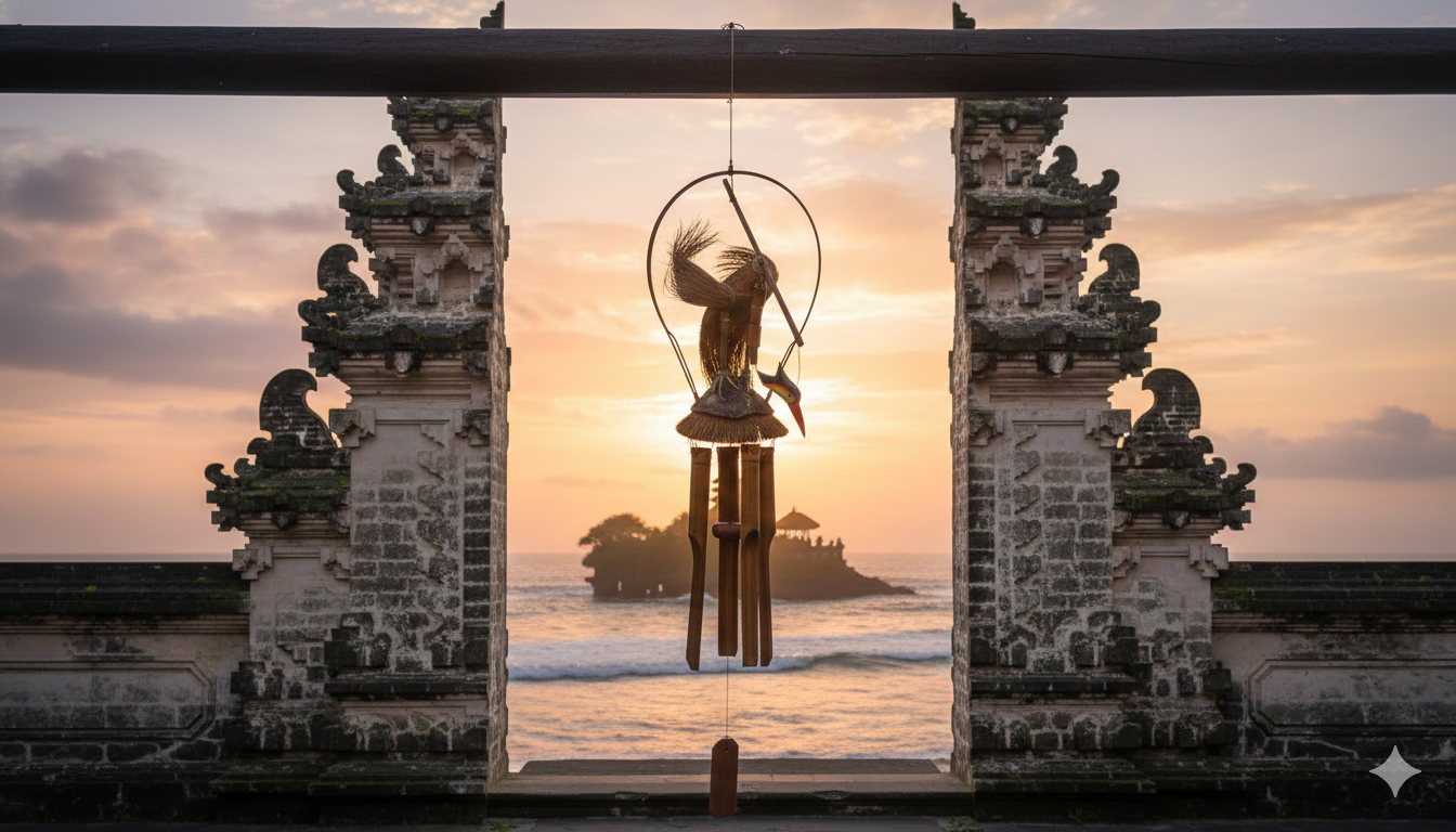Wind Chime Moving Bird
