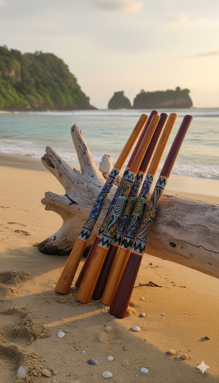 Didgeridoo 1.3 m Teak Wood