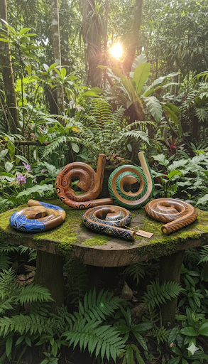 Click to view full-size Spiral Didgeridoo photo 2