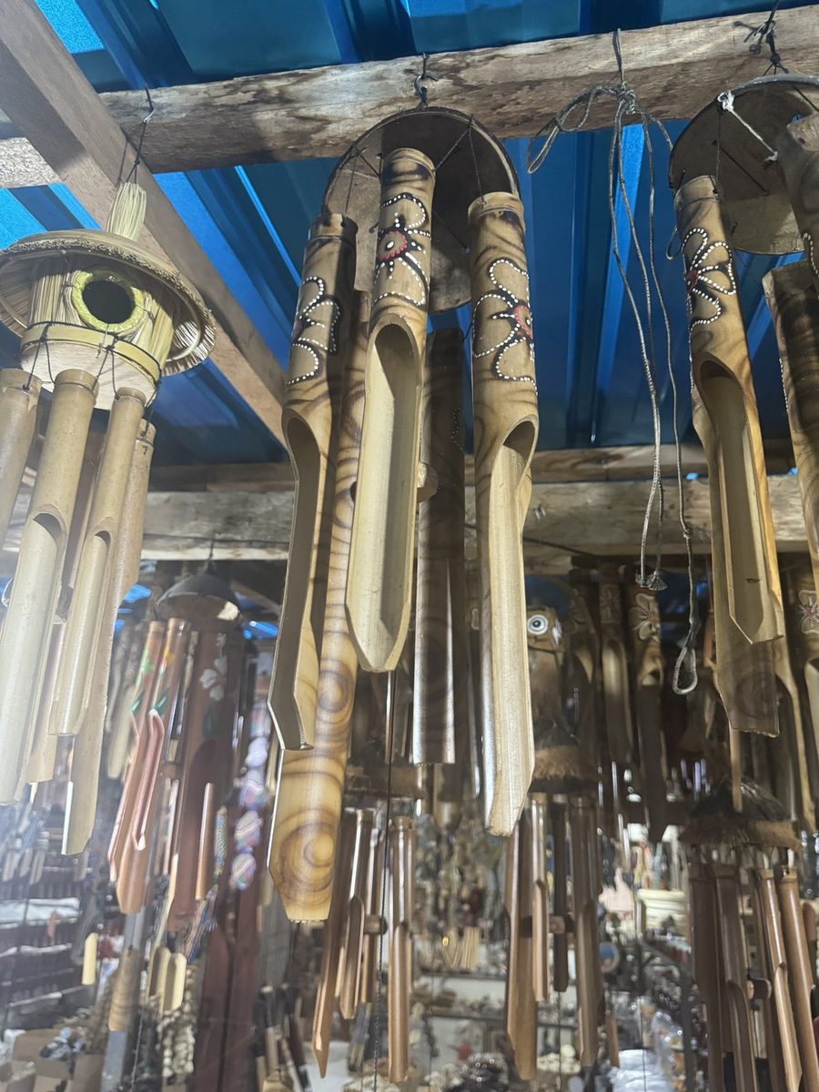 Click to view full-size Wind Chime Hand Painted photo 2