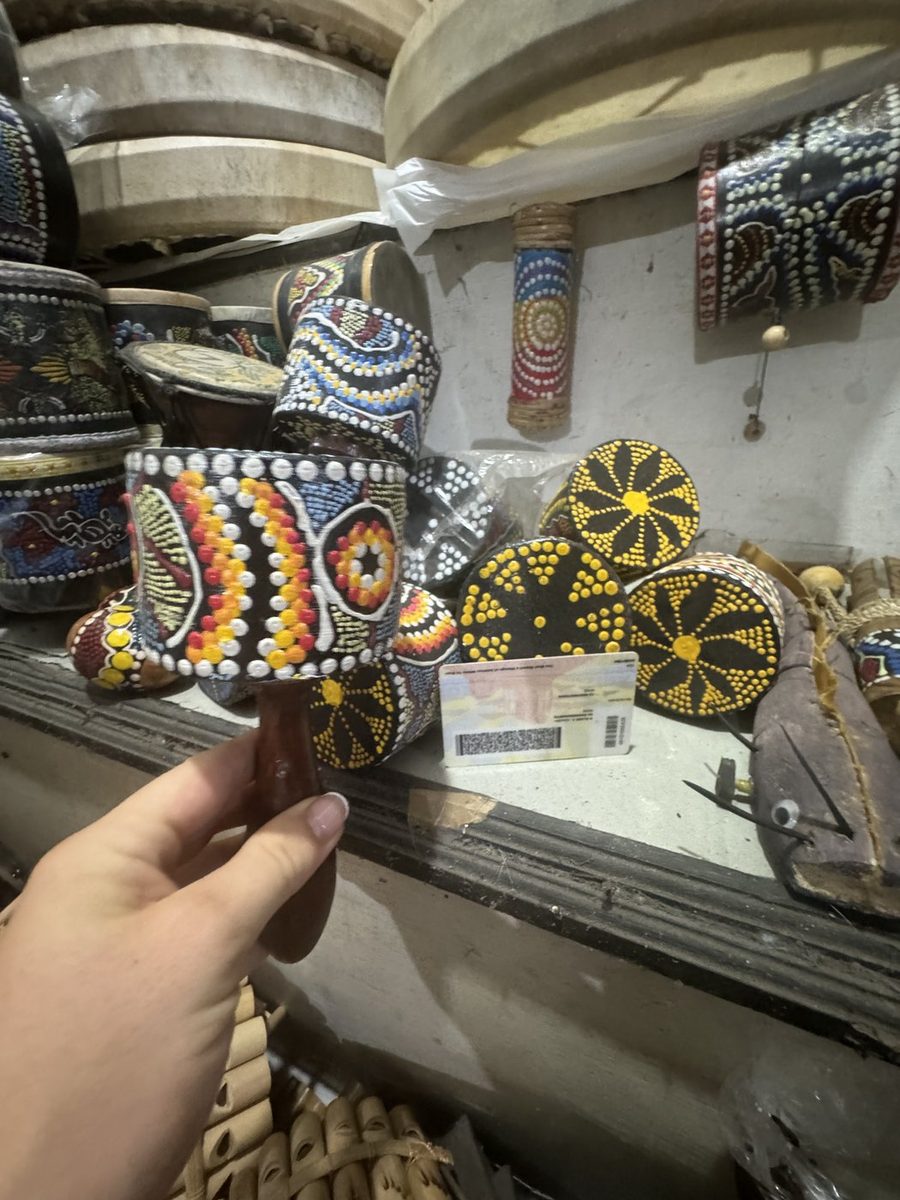 Maraca Hand Paint Barrel