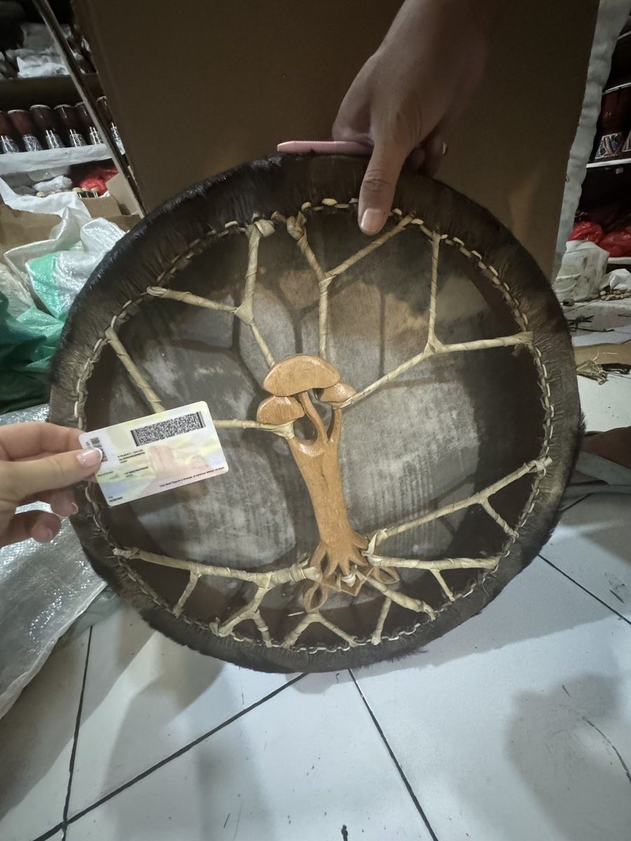 Click to view full-size Drum with Hide 50 cm photo 2