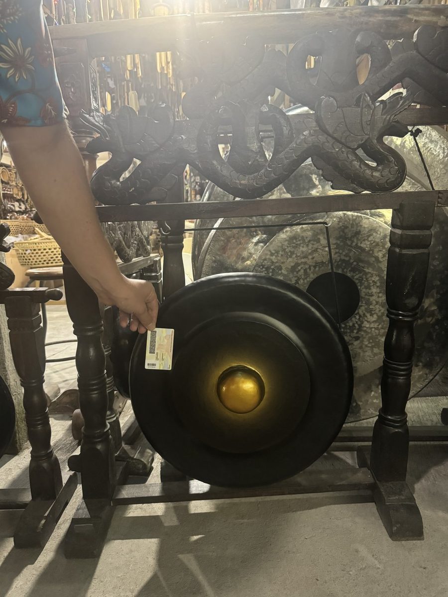 Click to view full-size Metal Gong Small 50 cm photo 3